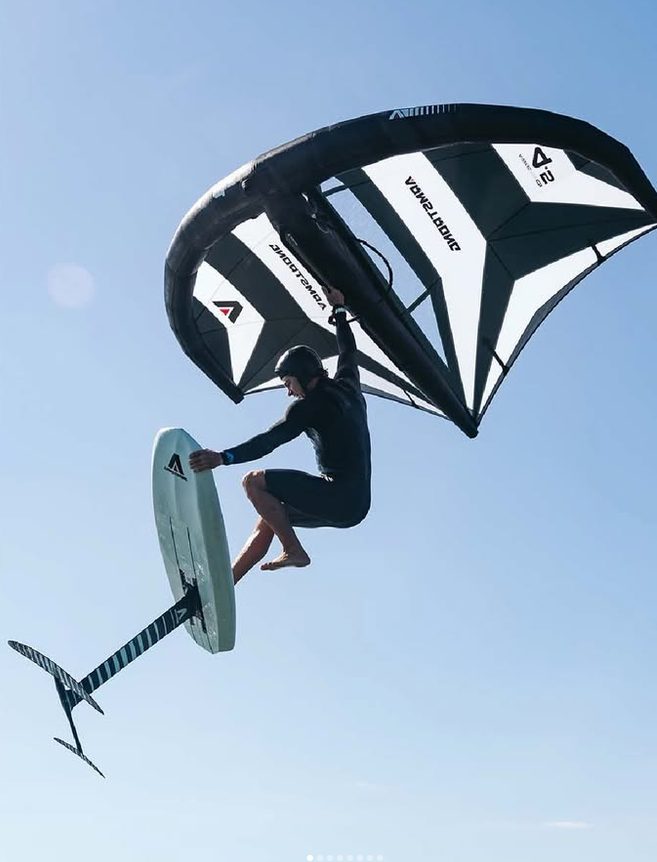 Wingfoil com wing Armstrong no Ceará